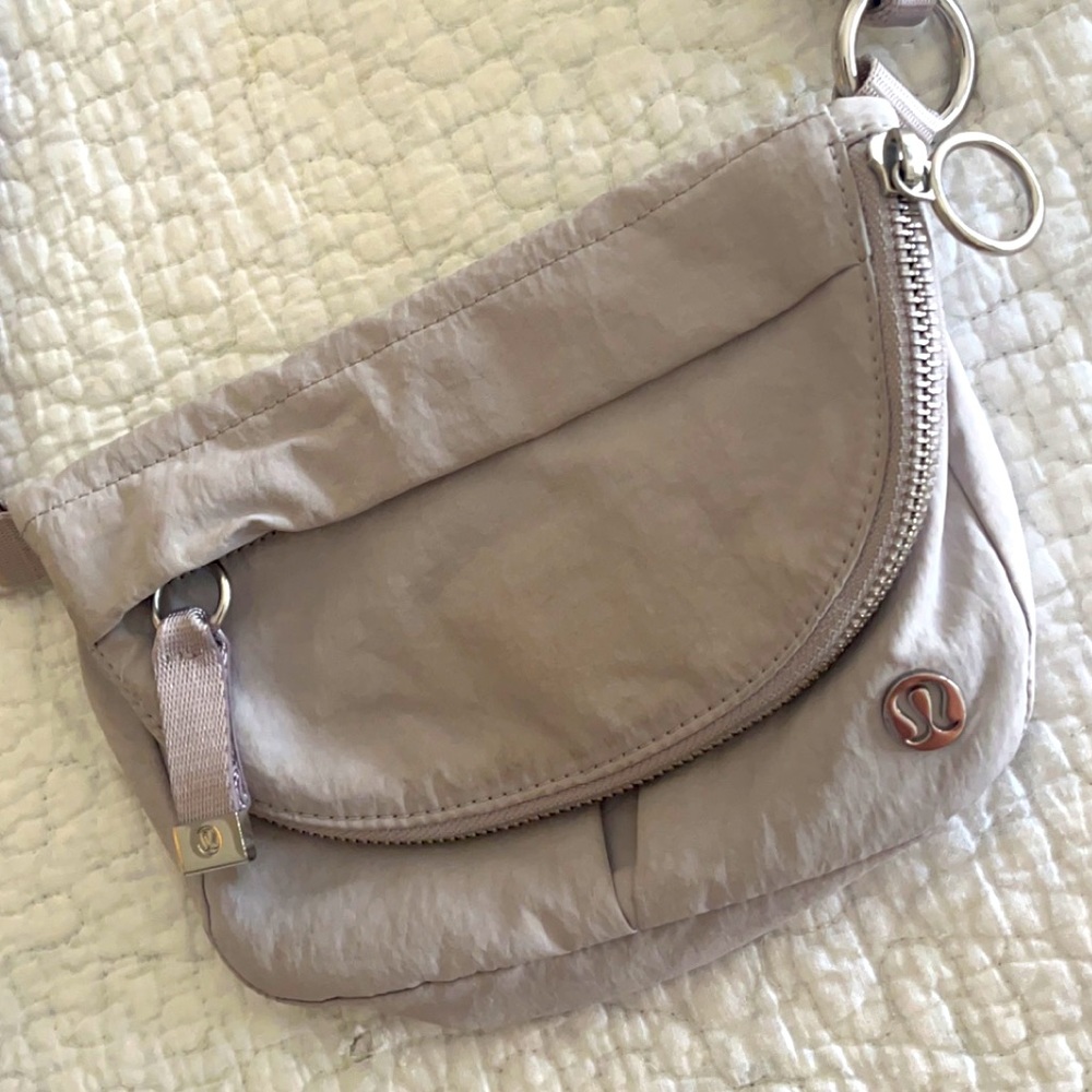 Gray Crossbody Bag